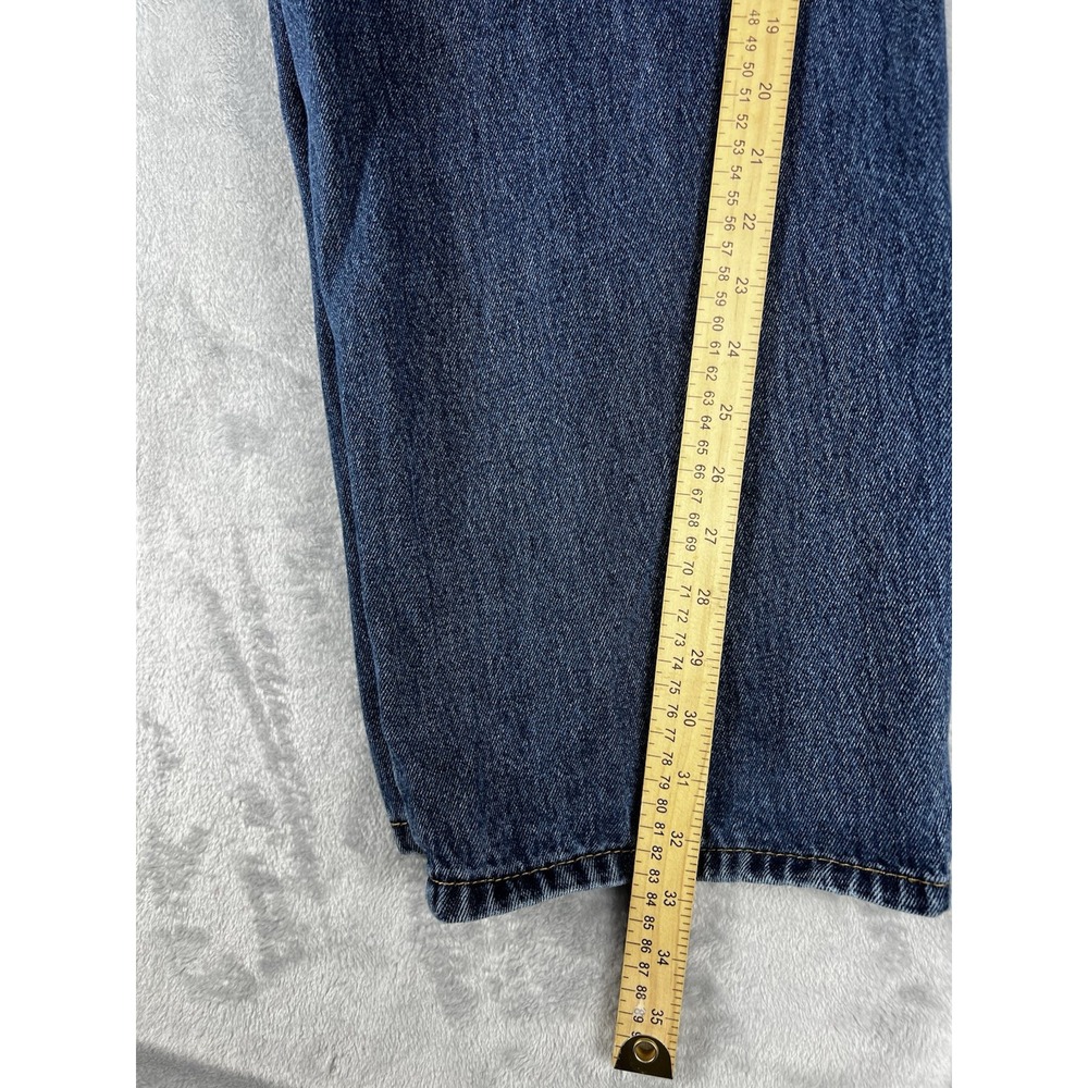 Levi 550 Jeans Men 42x34 Blue Relaxed‎ Fit Denim Pants Stone Wash - Picture 8 of 8